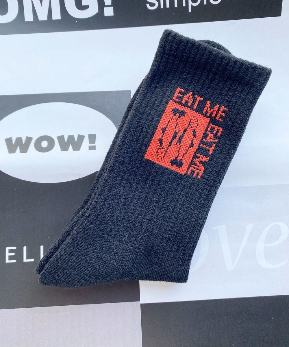 【ウィゴー/WEGO / MEN】のグラフィックデザインソックス(R) インテリア・キッズ・メンズ・レディースファッション・服の通販 founy(ファニー) 　ファッション　Fashion　メンズファッション　Fashion for Men　シューズ・靴　Shoes　おすすめ　Recommended / Our Picks　グラフィック　Graphic, Graphic Design　シンプル　Simple, Minimal　スマホ　Smartphone, Mobile Device　ソックス　Socks, Hosiery　柄14|ID: prp329100004693129 ipo3291000000033886703