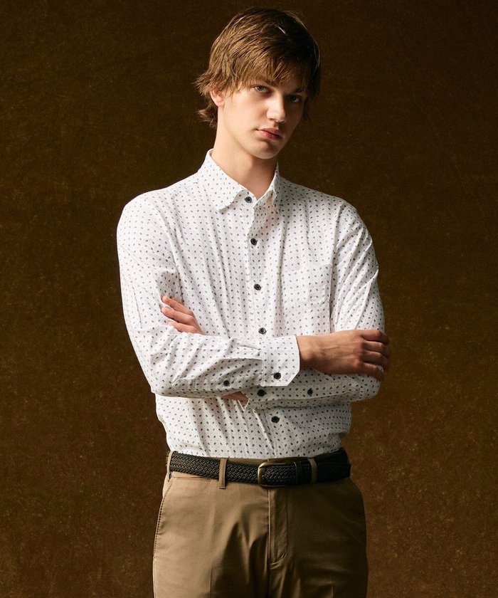 【ジョセフ アブード/JOSEPH ABBOUD / MEN】の【オーガニックコットン使用・自然なストレッチ性】JOE COTTON ストレッチオックスペイズリー シャツ インテリア・キッズ・メンズ・レディースファッション・服の通販 founy(ファニー) https://founy.com/ ファッション Fashion メンズファッション Fashion for Men トップス・カットソー Cut & Sew Tops メンズシャツ Shirts インナー Innerwear オックス Oxford Fabric クラシック Classic, Timeless Style シャンブレー Chambray, Denim-Like Fabric ジャケット Jacket, Outerwear ストレッチ Stretch, Stretchy Fabric ペイズリー Paisley, Ethnic Pattern モダン Modern, Contemporary A/W・秋冬 Autumn/Winter おすすめ Recommended / Our Picks エレガント 上品 Elegant ビジネス 仕事 通勤 Business / Work / Commuting |ID: prp329100004693133 ipo3291000000033886721