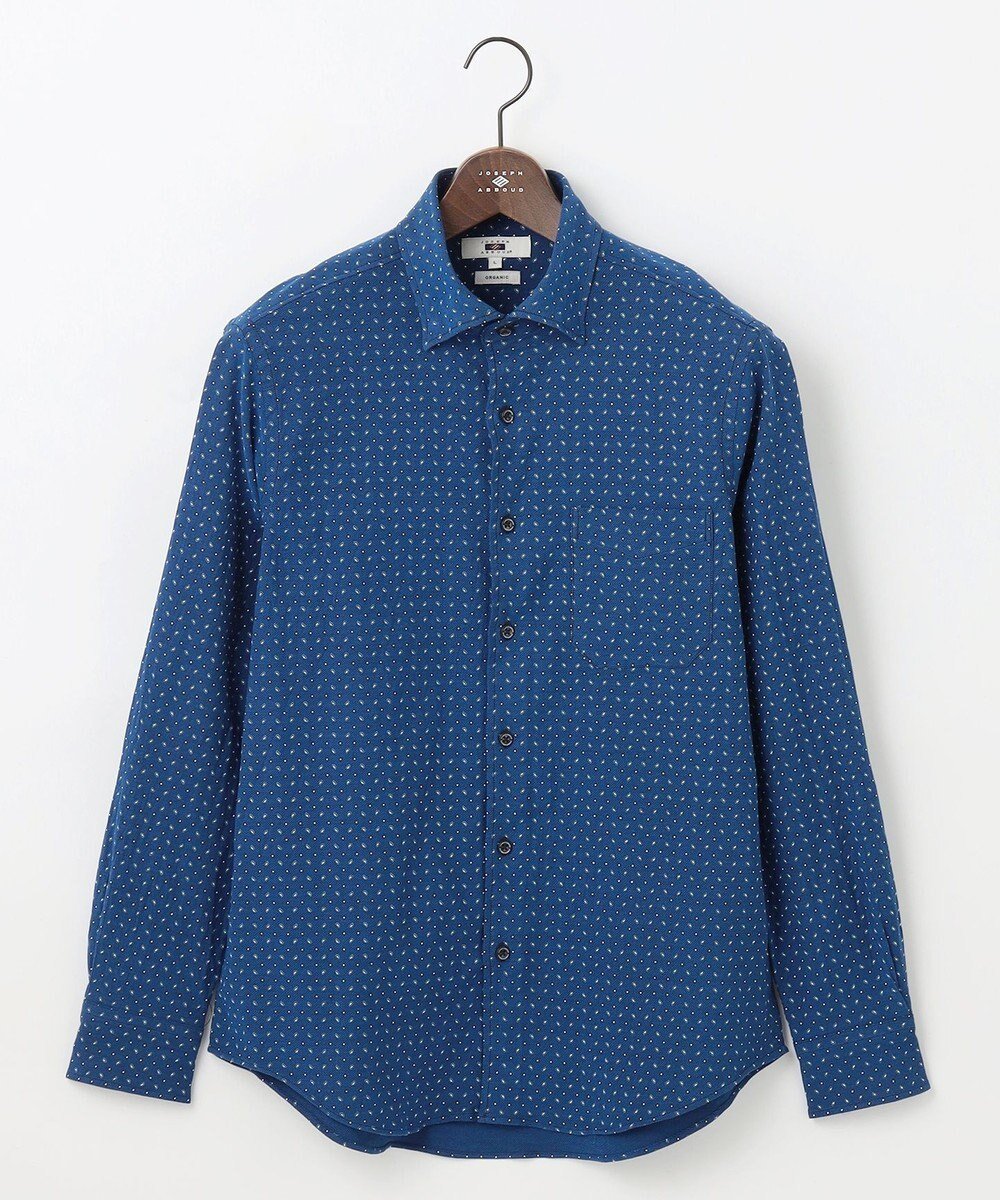【ジョセフ アブード/JOSEPH ABBOUD / MEN】の【オーガニックコットン使用・自然なストレッチ性】JOE COTTON ストレッチオックスペイズリー シャツ インテリア・キッズ・メンズ・レディースファッション・服の通販 founy(ファニー) 　ファッション　Fashion　メンズファッション　Fashion for Men　トップス・カットソー　Cut & Sew Tops　メンズシャツ　Shirts　インナー　Innerwear　オックス　Oxford Fabric　クラシック　Classic, Timeless Style　シャンブレー　Chambray, Denim-Like Fabric　ジャケット　Jacket, Outerwear　ストレッチ　Stretch, Stretchy Fabric　ペイズリー　Paisley, Ethnic Pattern　モダン　Modern, Contemporary　A/W・秋冬　Autumn/Winter　おすすめ　Recommended / Our Picks　エレガント 上品　Elegant　ビジネス 仕事 通勤　Business / Work / Commuting　ネイビー系5|ID: prp329100004693133 ipo3291000000033886724