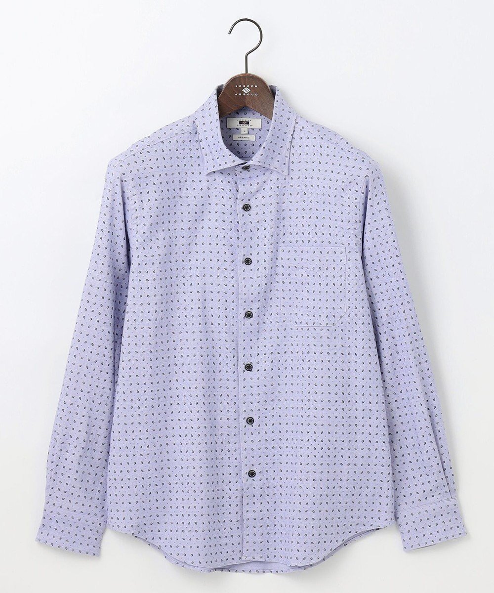 【ジョセフ アブード/JOSEPH ABBOUD / MEN】の【オーガニックコットン使用・自然なストレッチ性】JOE COTTON ストレッチオックスペイズリー シャツ インテリア・キッズ・メンズ・レディースファッション・服の通販 founy(ファニー) 　ファッション　Fashion　メンズファッション　Fashion for Men　トップス・カットソー　Cut & Sew Tops　メンズシャツ　Shirts　インナー　Innerwear　オックス　Oxford Fabric　クラシック　Classic, Timeless Style　シャンブレー　Chambray, Denim-Like Fabric　ジャケット　Jacket, Outerwear　ストレッチ　Stretch, Stretchy Fabric　ペイズリー　Paisley, Ethnic Pattern　モダン　Modern, Contemporary　A/W・秋冬　Autumn/Winter　おすすめ　Recommended / Our Picks　エレガント 上品　Elegant　ビジネス 仕事 通勤　Business / Work / Commuting　ライラック系5|ID: prp329100004693133 ipo3291000000033886725