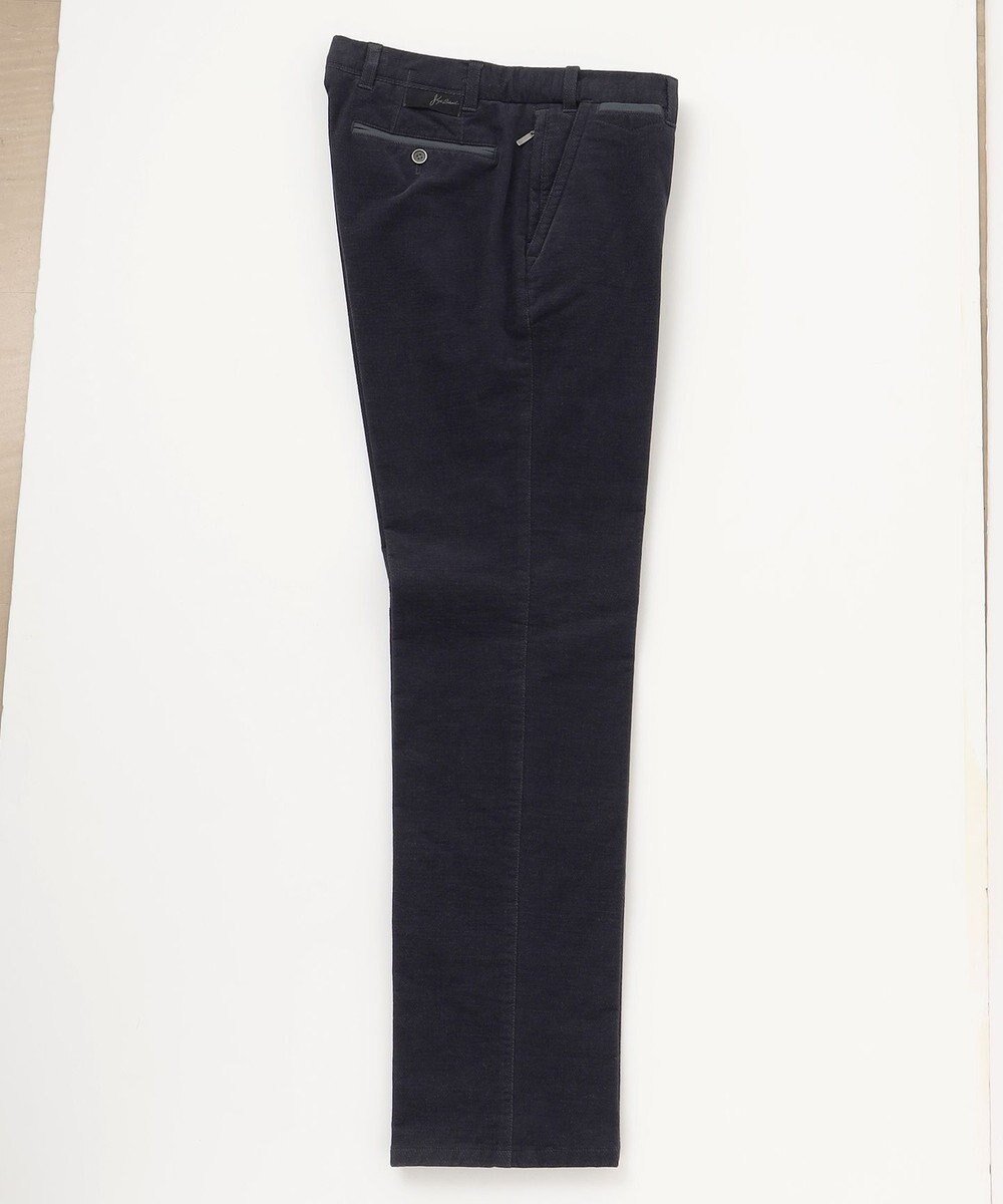 【ジョセフ アブード/JOSEPH ABBOUD / MEN】の【ウエストも伸びる!/ストレッチ/暖かい/オーガニック】オーガニックカルゼストレッチ パンツ インテリア・キッズ・メンズ・レディースファッション・服の通販 founy(ファニー) 　ファッション　Fashion　メンズファッション　Fashion for Men　ボトムス　Bottoms　ウォーム　Warm Fabric　オーガニック　Organic Cotton　ジャケット　Jacket, Outerwear　ストレッチ　Stretch, Stretchy Fabric　防寒　Cold Protection, Winter-Ready　冬　Winter / This Winter　A/W・秋冬　Autumn/Winter　ネイビー系|ID: prp329100004693138 ipo3291000000034177237
