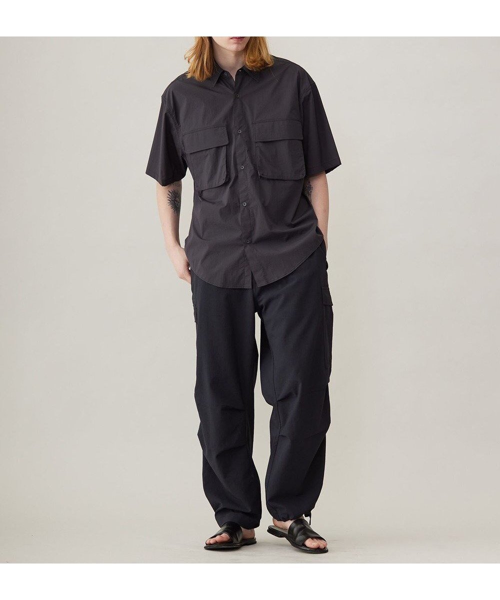 【アンフィーロ/UNFILO / MEN】のLight Move ポケットシャツ 24年春夏商品 インテリア・キッズ・メンズ・レディースファッション・服の通販 founy(ファニー) 　ファッション　Fashion　メンズファッション　Fashion for Men　トップス・カットソー　Cut & Sew Tops　メンズシャツ　Shirts　春　Spring　抗菌　Antibacterial, Bacteria-Resistant　軽量　Lightweight, Ultra Light　ストレッチ　Stretch, Stretchy Fabric　ポケット　Pocket, Pocket Detail　羽織　Haori, Light Jacket　モダン　Modern, Contemporary　S/S・春夏　SS, Spring/Summer, Warm Season　夏　Summer　チャコール|ID: prp329100004693143 ipo3291000000034243244