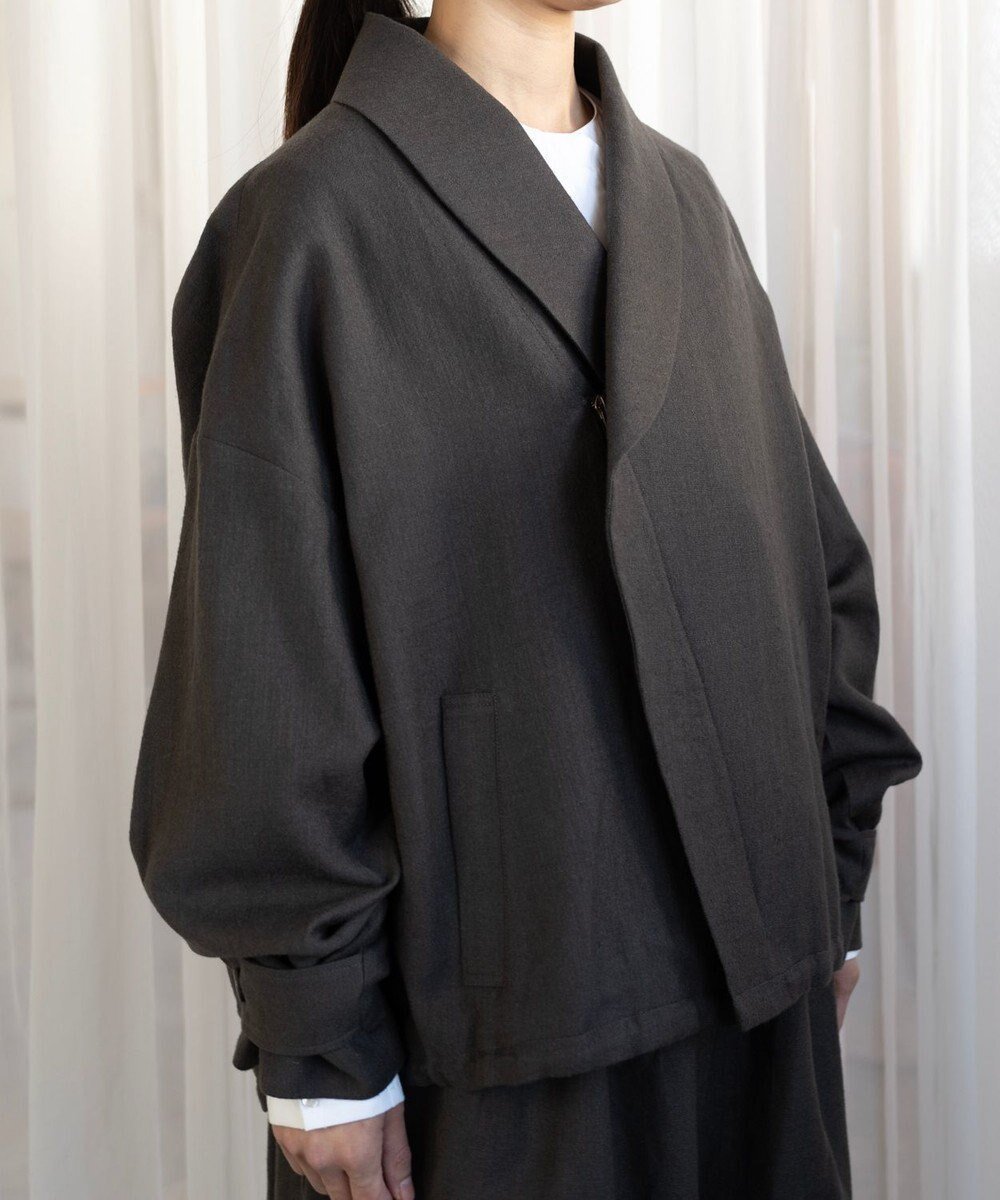 【ムーク/muuc】のリネンウールのショールカラージャケット インテリア・キッズ・メンズ・レディースファッション・服の通販 founy(ファニー) ファッション Fashion レディースファッション Fashion for Women アウター Coat / Outerwear Collection レディースジャケット・軽アウター Jackets ブルゾンジャケット・スポーティアウター Blouson Jackets ショール Shawl, Wrap シンプル Simple, Minimal ジャケット Jacket, Outerwear ストレート Straight, Straight Cut セットアップ Set-Up, Coordinated Outfit フレア Flare, Flared ブルゾン Blouson, Bomber Jacket リネン Linen, Linen Fabric A/W・秋冬 Autumn/Winter おすすめ Recommended / Our Picks 日本製 Made In Japan エレガント 上品 Elegant ブラウン|ID: prp329100004693157 ipo3291000000033886814