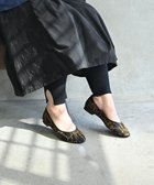 【ムーク/muuc】の〈高品質シルク&スーピマ超長綿〉〈洗えるニット〉〈通年着られる〉裾スリットスッキリ見え レギンス ブラック|ID: prp329100004693165 ipo3291000000034424265