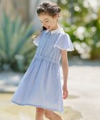 【組曲 / KIDS/KUMIKYOKU】の【110-140㎝】サマーストライプ ワンピース サックスブルー系1|ID: prp329100004694319 ipo3291000000034656734