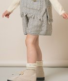 【アミアミ/AmiAmi / KIDS】の【洗濯機可/UNISEX】ツイード風ニットショートパンツ145cm グレー|ID: prp329100004694326 ipo3291000000034018456