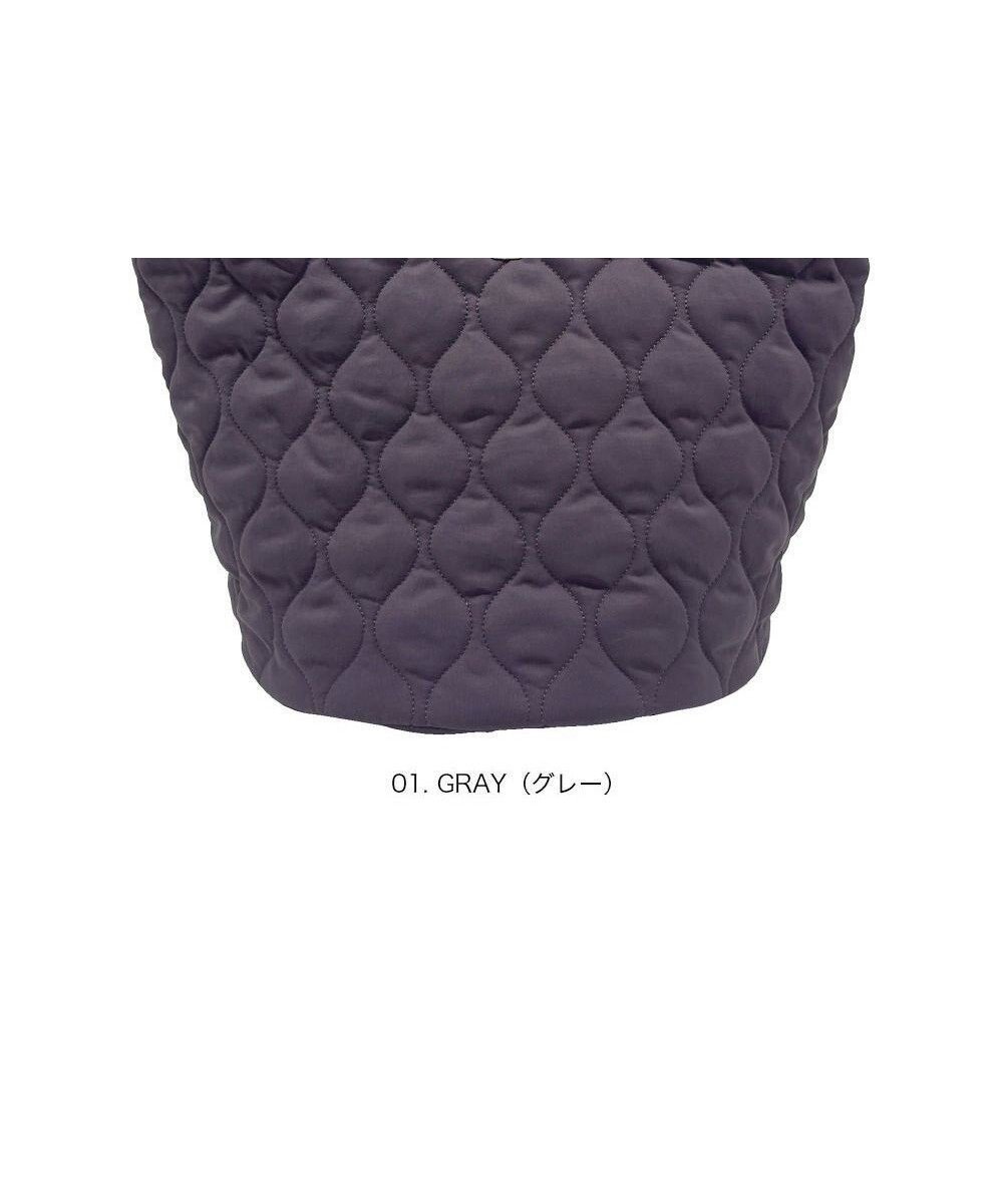 【ルートート/ROOTOTE】の3633【丸底】SN.デリ.ミリタリーキルト-A インテリア・キッズ・メンズ・レディースファッション・服の通販 founy(ファニー) 　ファッション　Fashion　レディースファッション　Fashion for Women　バッグ　Bags　カメラ　Camera Accessories　キルティング　Quilted, Quilting　キルト　Quilt, Quilted Fabric　傘　Umbrella, Parasol　シンプル　Simple, Minimal　財布　Wallet, Purse　ドット　Polka Dot, Dot Pattern　バランス　Balance, Style Balance　プリント　Print, Printed Pattern　ベーシック　Basic, Essential　ポケット　Pocket, Pocket Detail　ポーチ　Pouch, Small Case　ミリタリー　Military, Army Style　ランダム　Random, Irregular　A/W・秋冬　Autumn/Winter　新作・新入荷　New Arrivals / New In　01:グレー|ID: prp329100004694330 ipo3291000000033896464