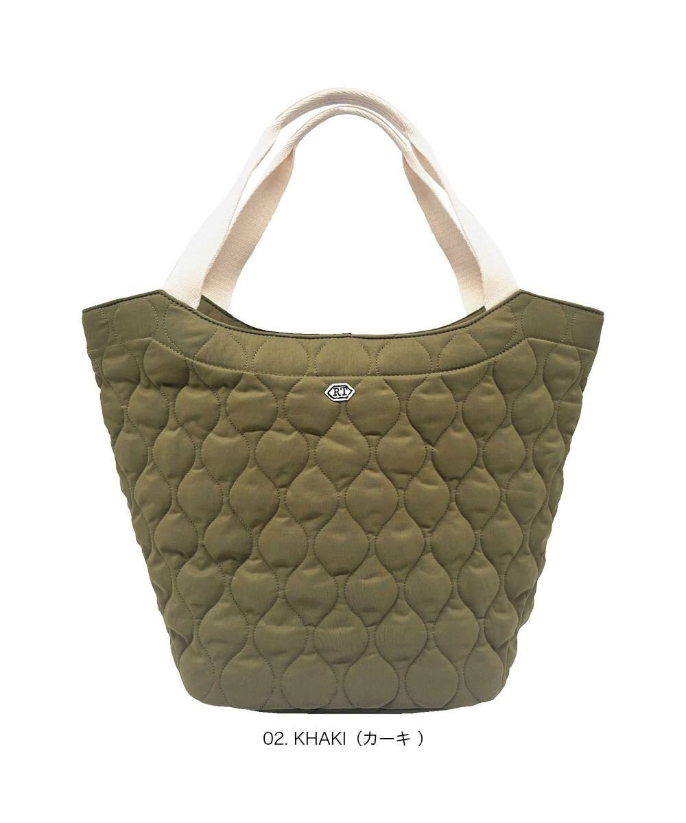 【ルートート/ROOTOTE】の3634【A4収納】SN.ラウンド.ミリタリーキルト-A インテリア・キッズ・メンズ・レディースファッション・服の通販 founy(ファニー) 　ファッション　Fashion　レディースファッション　Fashion for Women　バッグ　Bags　カメラ　Camera Accessories　キルティング　Quilted, Quilting　キルト　Quilt, Quilted Fabric　シンプル　Simple, Minimal　ドット　Polka Dot, Dot Pattern　フィット　Fit, Slim Fit　プリント　Print, Printed Pattern　ボックス　Boxy, Box Shape　ポケット　Pocket, Pocket Detail　ポーチ　Pouch, Small Case　ミリタリー　Military, Army Style　ラウンド　Round, Round Neck　ランダム　Random, Irregular　新作・新入荷　New Arrivals / New In　02:カーキ|ID: prp329100004694331 ipo3291000000033896472