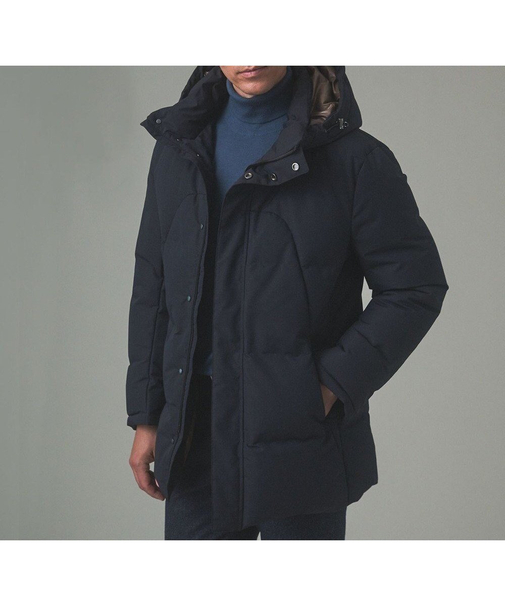 【五大陸/gotairiku / MEN】の2年連続売上NO1【仕事で着られる】MINOTECH/ミノテックドレス ダウンコート インテリア・キッズ・メンズ・レディースファッション・服の通販 founy(ファニー) 　ファッション　Fashion　メンズファッション　Fashion for Men　アウター　Men's Coats Outerwear　ダウンジャケット / 軽量ダウン　Down Jackets & Coats　コレクション　Collection, Seasonal Line　軽量　Lightweight, Ultra Light　シンプル　Simple, Minimal　ジャケット　Jacket, Outerwear　スマート　Smart, Elegant　スラックス　Slacks, Dress Pants　スーツ　Suit, Formalwear　ダウン　Down, Puffer　定番　Standard, Basic Item　人気　Popular, Best Seller　フェザー　Feather, Feather Detail　フロント　Front, Front Design　ベーシック　Basic, Essential　ボックス　Boxy, Box Shape　ポケット　Pocket, Pocket Detail　メンズ　Men's, Menswear　モコモコ　Fuzzy, Fluffy　ライナー　Liner, Inner Layer　ロング　Long, Long-Length　A/W・秋冬　Autumn/Winter　ビジネス 仕事 通勤　Business / Work / Commuting　ネイビー系|ID: prp329100004694334 ipo3291000000035765041