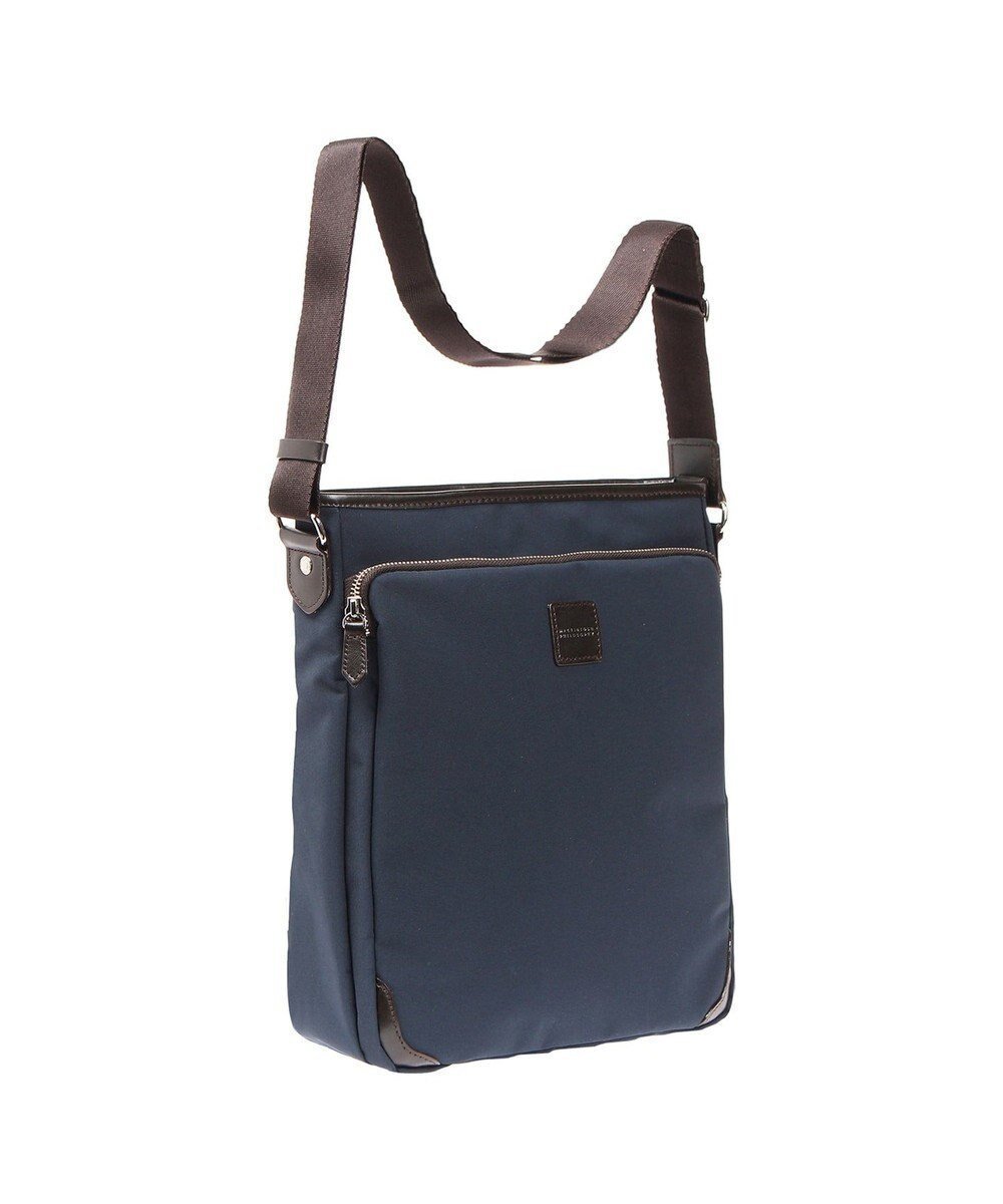 【エース バッグズ アンド ラゲッジ/ACE BAGS & LUGGAGE / MEN】のMACKINTOSH PHILOSOPHY バルヴェニー ショルダー タテ型 A4ジャスト 54283 マッキントッシュフィロソフィー インテリア・キッズ・メンズ・レディースファッション・服の通販 founy(ファニー) 　ファッション　Fashion　メンズファッション　Fashion for Men　バッグ　Bags　コンパクト　Compact, Small Size　ショルダー　Shoulder, Shoulder Strap　ジャケット　Jacket, Outerwear　スマホ　Smartphone, Mobile Device　雑誌　Magazine, Fashion Magazine　フロント　Front, Front Design　ポケット　Pocket, Pocket Detail　旅行　Travel　終了ネイビー|ID: prp329100004694338 ipo3291000000035013618
