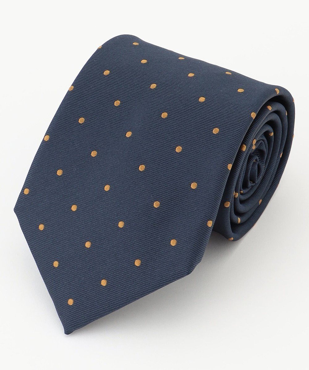 【カシヤマ/KASHIYAMA / MEN】のKASHIYAMAオリジナル【JAPAN MADE】ドットネクタイ インテリア・キッズ・メンズ・レディースファッション・服の通販 founy(ファニー) 　ファッション　Fashion　メンズファッション　Fashion for Men　イタリア　Italy　シルク　Silk, 100% Silk　スーツ　Suit, Formalwear　ドット　Polka Dot, Dot Pattern　オレンジ|ID: prp329100004694349 ipo3291000000034584611