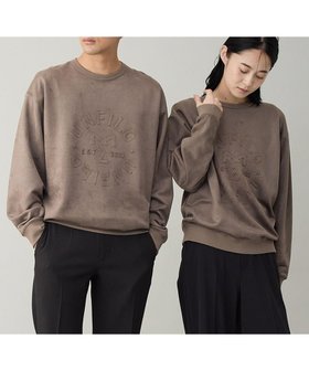 【アンフィーロ/UNFILO / MEN】の【男女兼用】クリーンスエード エンボスロゴ クルー 人気、トレンドファッション・服の通販 founy(ファニー) ファッション Fashion レディースファッション Fashion for Women トップス・カットソー Cut & Sew Tops シャツ・ブラウス・オフィスカジュアル Elegant Blouses & Button-Ups ロングTシャツ・Tシャツ Longline T-Shirts & Tees カットソー・ベーシックTシャツ Cut-and-Sewn Tops / Stretch Tees & Basics おすすめ Recommended / Our Picks ウォッシャブル Machine Washable カットソー Cut and Sewn Top スウェット / スエット Sweatshirt, Sweatwear デニム Denim, Jeans Material ヴィンテージ Vintage Style A/W・秋冬 Autumn/Winter |ID:prp329100004694352
