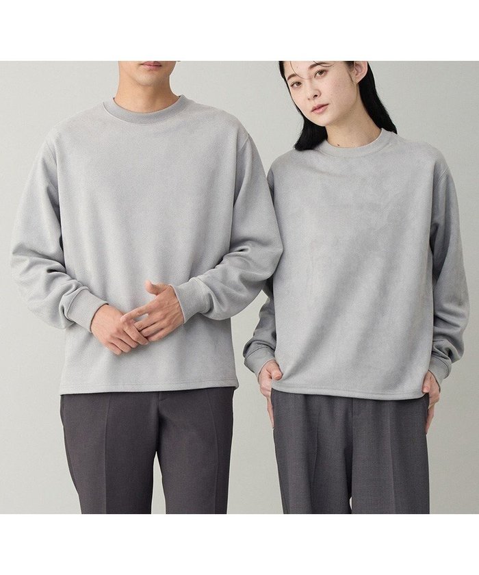 【アンフィーロ/UNFILO / MEN】の【男女兼用】クリーンスエード クルー インテリア・キッズ・メンズ・レディースファッション・服の通販 founy(ファニー) https://founy.com/ ファッション Fashion レディースファッション Fashion for Women トップス・カットソー Cut & Sew Tops シャツ・ブラウス・オフィスカジュアル Elegant Blouses & Button-Ups ロングTシャツ・Tシャツ Longline T-Shirts & Tees カットソー・ベーシックTシャツ Cut-and-Sewn Tops / Stretch Tees & Basics インナー Innerwear ウォッシャブル Machine Washable カットソー Cut and Sewn Top コンパクト Compact, Small Size スウェット / スエット Sweatshirt, Sweatwear デニム Denim, Jeans Material A/W・秋冬 Autumn/Winter おすすめ Recommended / Our Picks |ID: prp329100004694353 ipo3291000000035832165