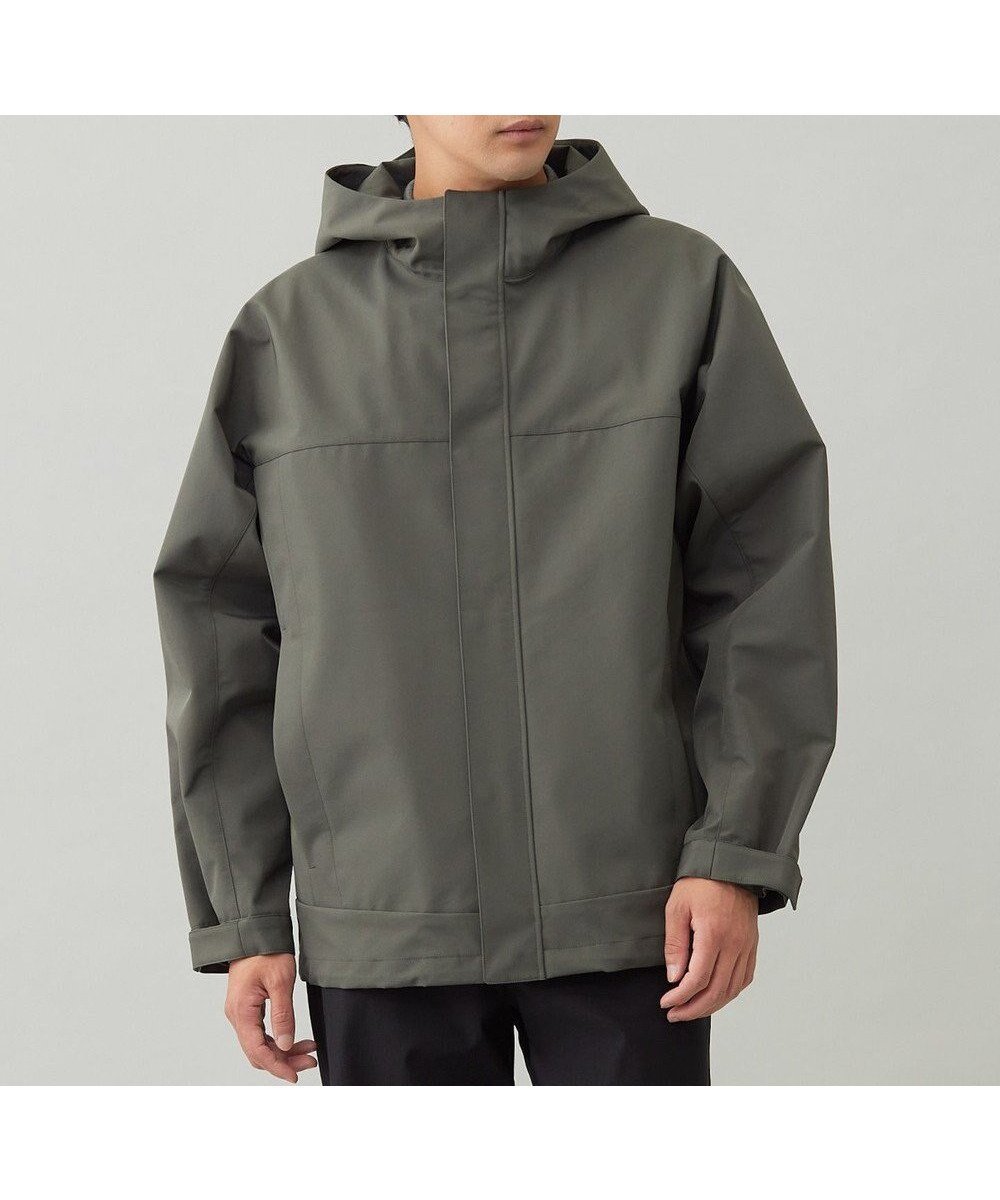 【アンフィーロ/UNFILO / MEN】の【洗える】防風撥水 フードブルゾン インテリア・キッズ・メンズ・レディースファッション・服の通販 founy(ファニー) 　ファッション　Fashion　メンズファッション　Fashion for Men　アウター　Men's Coats Outerwear　ブルゾンジャケット / カジュアルアウター　Bomber Jackets & Blousons　洗える　Machine Washable　ジャケット　Jacket, Outerwear　スピンドル　Spindle, Drawcord　スーツ　Suit, Formalwear　デニム　Denim, Jeans Material　ブルゾン　Blouson, Bomber Jacket　A/W・秋冬　Autumn/Winter　新作・新入荷　New Arrivals / New In　おすすめ　Recommended / Our Picks　ビジネス 仕事 通勤　Business / Work / Commuting　カーキ|ID: prp329100004694354 ipo3291000000033896567