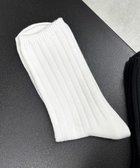 【ウィゴー/WEGO / MEN】のローゲージソックス(R) ホワイト|ID: prp329100004694357 ipo3291000000033896580