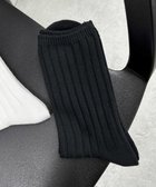 【ウィゴー/WEGO / MEN】のローゲージソックス(R) ブラック|ID: prp329100004694357 ipo3291000000033896582