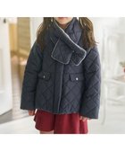 【組曲 / KIDS/KUMIKYOKU】の【110-140㎝】マフラー付き中綿キルト アウター ネイビー|ID: prp329100004695438 ipo3291000000033906302