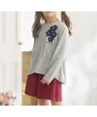 【組曲 / KIDS/KUMIKYOKU】の【110-140㎝】サラリとフラワーモチーフ Tシャツ グレー|ID: prp329100004695439 ipo3291000000033906306