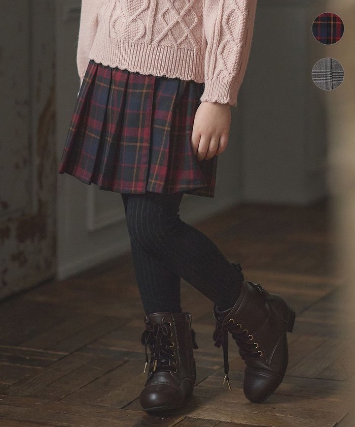 【エニィ/ANY / KIDS】のチェック柄 プリーツ キュロット インテリア・キッズ・メンズ・レディースファッション・服の通販 founy(ファニー) https://founy.com/ ファッション Fashion キッズファッション Fashion for Kids ボトムス Bottoms キュロット Culottes, Wide Shorts シルバー Silver, Metallic Silver チェック Check, Plaid, Tartan プリーツ Pleats, Pleated ポケット Pocket, Pocket Detail 冬 Winter / This Winter A/W・秋冬 Autumn/Winter |ID: prp329100004695445 ipo3291000000033906325