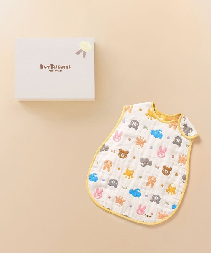 【ミキハウスホットビスケッツ/MIKI HOUSE HOT BISCUITS / KIDS】の六重織どうぶつ柄ガーゼスリーパーセット【BOX付き】 インテリア・キッズ・メンズ・レディースファッション・服の通販 founy(ファニー) https://founy.com/ ファッション Fashion キッズファッション Fashion for Kids おすすめ Recommended / Our Picks ギフト プレゼント Gift / Present ベビー Baby, Babywear 吸水 Absorbent, Quick-Dry |ID: prp329100004695456 ipo3291000000033906353