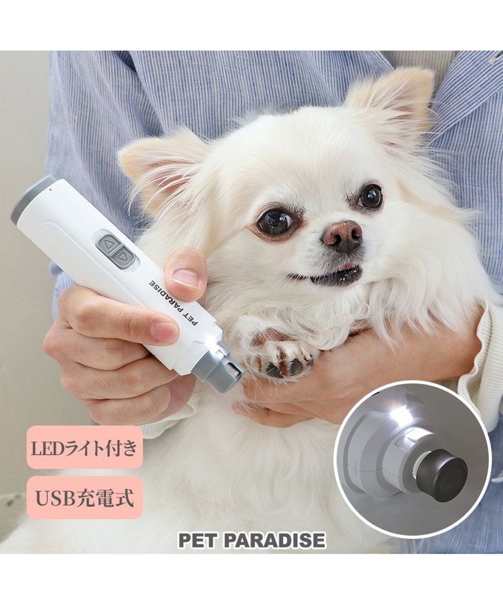 【ペットパラダイス/PET PARADISE / GOODS】のペットパラダイス 電動ネイルケア インテリア・キッズ・メンズ・レディースファッション・服の通販 founy(ファニー) 　コンパクト　Compact, Small Size　時計　Watch, Wristwatch　なめらか　Smooth, Silky Texture　おすすめ　Recommended / Our Picks　犬　Dog　ホーム・キャンプ・アウトドア・お取り寄せ　Home Living / Home & Lifestyle / Camping Gear / Outdoor Camping　ペットグッズ　Pet Supplies　ホワイト|ID: prp329100004695457 ipo3291000000034555699