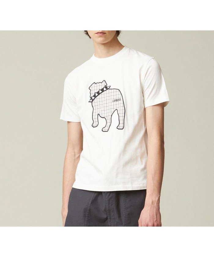 【ジェイ プレス/J.PRESS / MEN】の【UNISEX】ファブリックワッペン バックブルTシャツ インテリア・キッズ・メンズ・レディースファッション・服の通販 founy(ファニー) https://founy.com/ ファッション Fashion メンズファッション Fashion for Men トップス・カットソー Cut & Sew Tops メンズシャツ Shirts ヴィンテージ Vintage Style 春 Spring カットソー Cut and Sewn Top 鹿の子 Piqué, Kanoko Fabric ジャケット Jacket, Outerwear チェック Check, Plaid, Tartan ファブリック Fabric, Textile フィット Fit, Slim Fit プリント Print, Printed Pattern ポロシャツ Polo Shirt, Collared Tee メンズ Men's, Menswear ユニセックス Unisex, Genderless レギュラー Regular, Standard Fit S/S・春夏 SS, Spring/Summer, Warm Season 夏 Summer |ID: prp329100004695498 ipo3291000000034220612