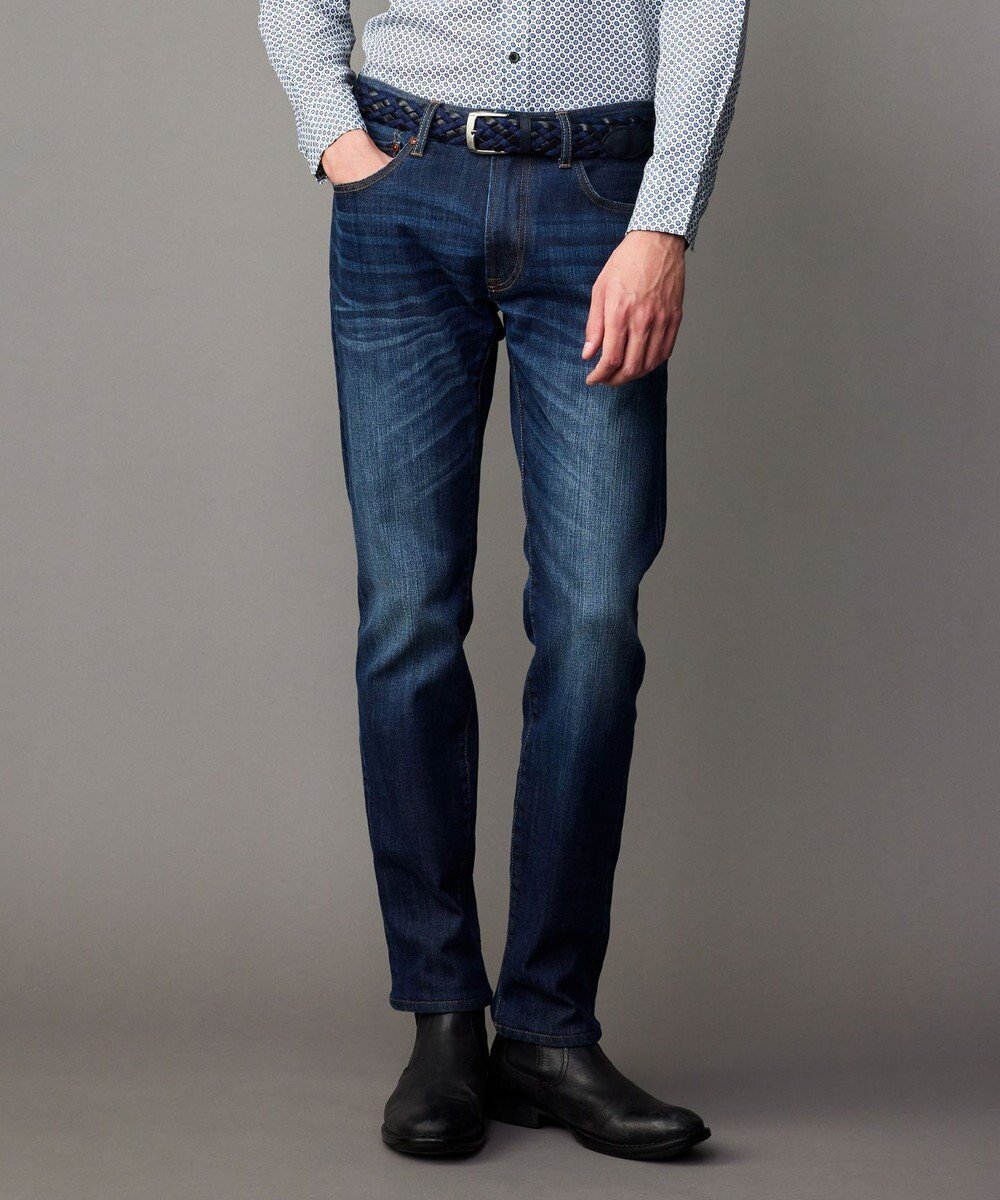 【ジョセフ アブード/JOSEPH ABBOUD / MEN】の【サスティナブル/JAPANファブリック/ストレッチ】オゾンハイパワーデニム パンツ インテリア・キッズ・メンズ・レディースファッション・服の通販 founy(ファニー) 　ファッション　Fashion　メンズファッション　Fashion for Men　ボトムス　Bottoms　デニムパンツ・ジーンズ　Denim Pants　ストレッチ　Stretch, Stretchy Fabric　デニム　Denim, Jeans Material　ファブリック　Fabric, Textile　A/W・秋冬　Autumn/Winter　S/S・春夏　SS, Spring/Summer, Warm Season　夏　Summer　ネイビー系|ID: prp329100004695499 ipo3291000000033906479