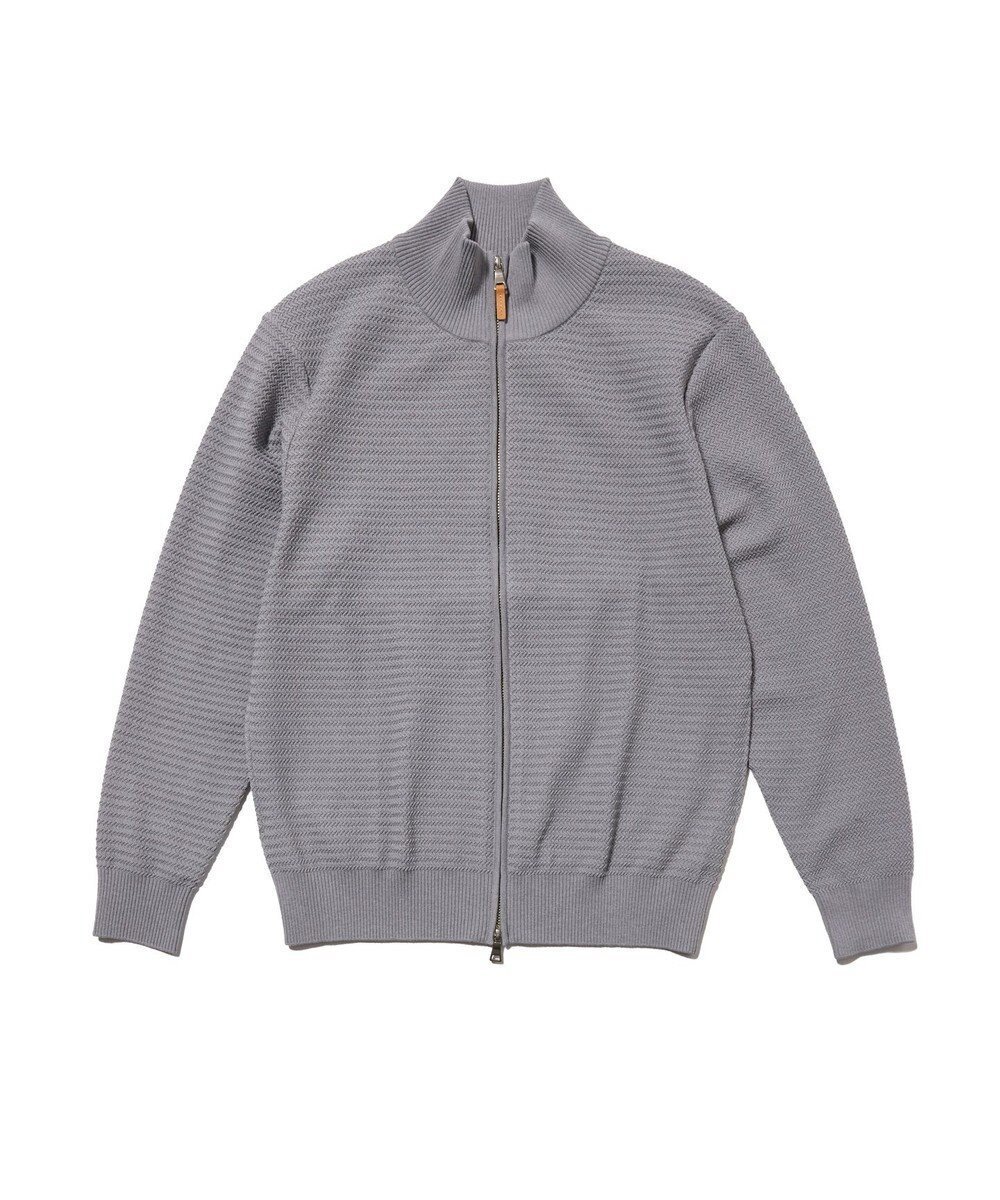 【ジェイ プレス/J.PRESS / MEN】のハイツイストヘリンボン フルジップカーディガン インテリア・キッズ・メンズ・レディースファッション・服の通販 founy(ファニー) 　ファッション　Fashion　メンズファッション　Fashion for Men　トップス・カットソー　Cut & Sew Tops　カーディガン / 羽織り　Cardigans　インナー　Innerwear　カットソー　Cut and Sewn Top　カーディガン　Cardigan, Knitwear　フロント　Front, Front Design　ポケット　Pocket, Pocket Detail　夏　Summer　定番　Standard, Basic Item　春　Spring　S/S・春夏　SS, Spring/Summer, Warm Season　ライトグレー系|ID: prp329100004695500 ipo3291000000033906481