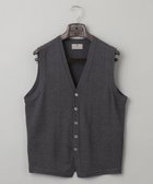 【五大陸/gotairiku / MEN】の【家庭洗濯可能】イタリア糸 ハイゲージ ベスト グレー系|ID: prp329100004695504 ipo3291000000034337620