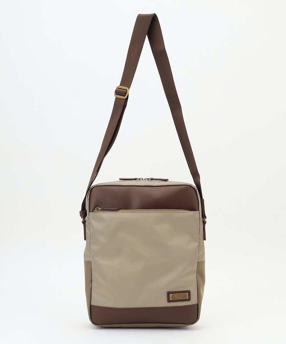 【ジョセフ アブード/JOSEPH ABBOUD / MEN】の【A4サイズ】ナイロンツイル バッグ インテリア・キッズ・メンズ・レディースファッション・服の通販 founy(ファニー) 　ファッション　Fashion　メンズファッション　Fashion for Men　バッグ　Bags　ショルダー　Shoulder, Shoulder Strap　シンプル　Simple, Minimal　フロント　Front, Front Design　ベージュ系|ID: prp329100004695506 ipo3291000000033906505