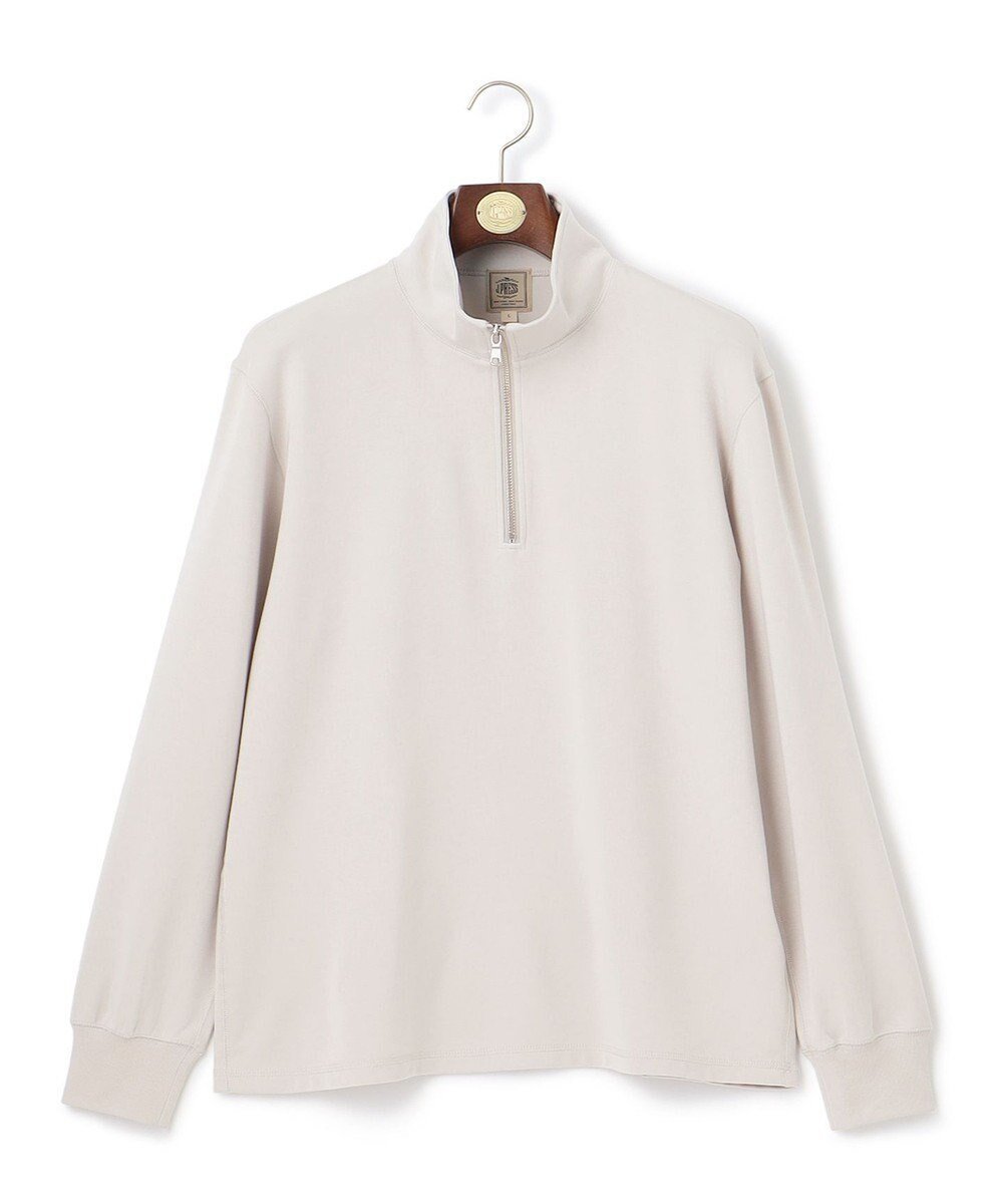 【ジェイ プレス/J.PRESS / MEN】のダウンファブリック ハーフジップ スウェット インテリア・キッズ・メンズ・レディースファッション・服の通販 founy(ファニー) ファッション Fashion メンズファッション Fashion for Men トップス・カットソー Cut & Sew Tops インナー Innerwear 洗える Machine Washable シルク Silk, 100% Silk スウェット / スエット Sweatshirt, Sweatwear ダウン Down, Puffer 定番 Standard, Basic Item なめらか Smooth, Silky Texture ファブリック Fabric, Textile フィット Fit, Slim Fit ワーク Workwear, Utility Style 冬 Winter / This Winter A/W・秋冬 Autumn/Winter ライトグレー系|ID: prp329100004695510 ipo3291000000034177354