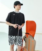 【ピーダブリュサーキュラス/PW CIRCULUS / MEN】の【UVカット / 吸水速乾 / 伸縮性抜群】【MEN】バックメッシュ切り替えモックT ブラック系|ID: prp329100004695518 ipo3291000000033906559