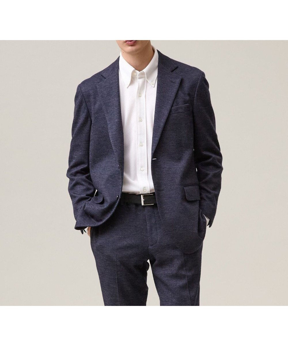【ジェイ プレス/J.PRESS / MEN】の【セットアップ対応 / ストレッチ】SOFAニット ハイグレードジャージー ジャケット インテリア・キッズ・メンズ・レディースファッション・服の通販 founy(ファニー) 　ファッション　Fashion　メンズファッション　Fashion for Men　アウター　Men's Coats Outerwear　テーラードジャケット　Tailored Jackets & Blazers　エレガント 上品　Elegant　ジャケット　Jacket, Outerwear　ストレッチ　Stretch, Stretchy Fabric　セットアップ　Set-Up, Coordinated Outfit　なめらか　Smooth, Silky Texture　リラックス　Relax, Relaxed Fit　A/W・秋冬　Autumn/Winter　新作・新入荷　New Arrivals / New In　おすすめ　Recommended / Our Picks　日本製　Made In Japan　ビジネス 仕事 通勤　Business / Work / Commuting　ネイビー系8|ID: prp329100004695525 ipo3291000000033906584