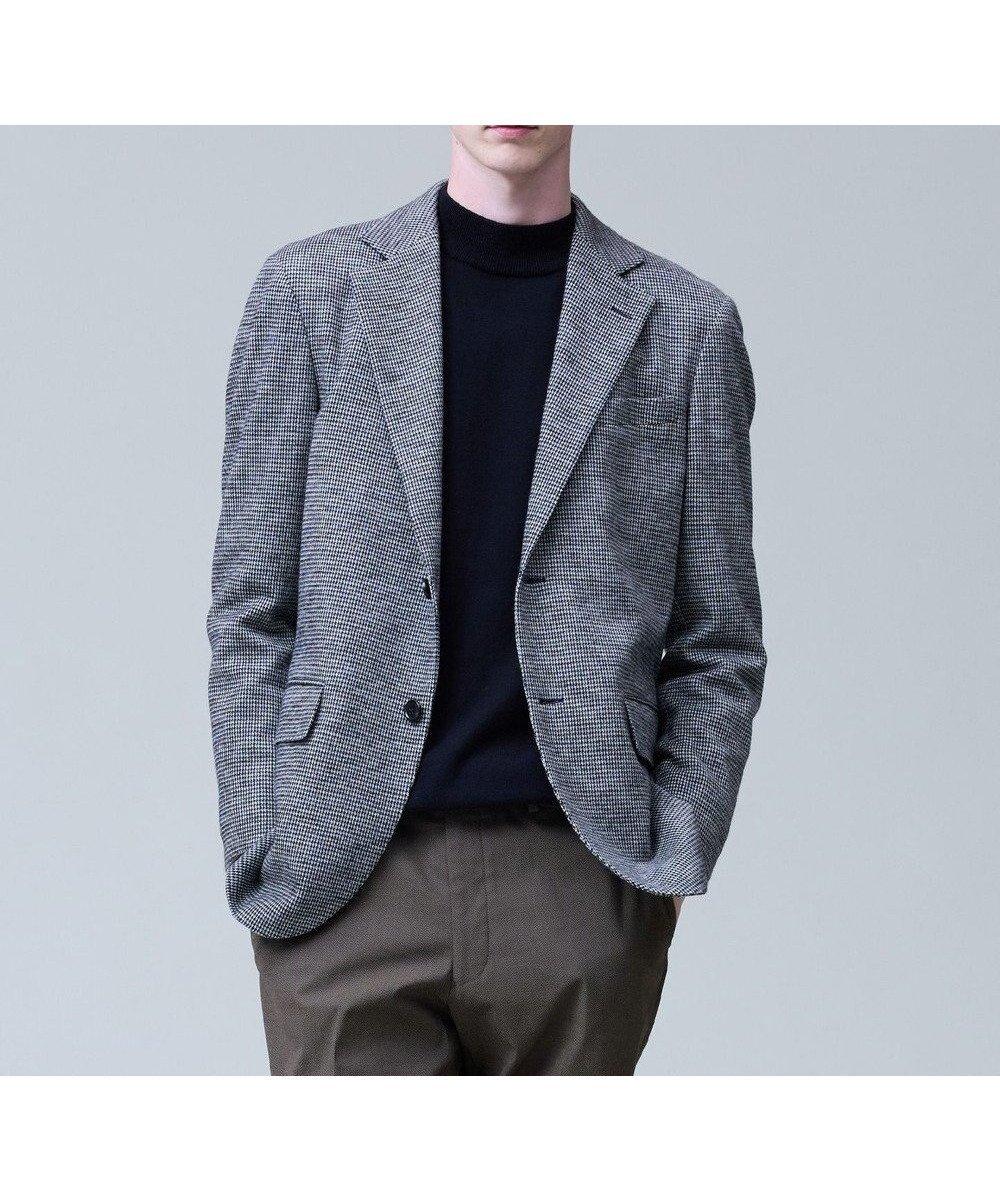 【ジェイ プレス/J.PRESS / MEN】の【セットアップ対応 / ストレッチ】SOFAニット ストレッチジャージー ジャケット 人気、トレンドファッション・服の通販 founy(ファニー) ファッション Fashion メンズファッション Fashion for Men アウター Men's Coats Outerwear テーラードジャケット Tailored Jackets & Blazers エレガント 上品 Elegant ジャケット Jacket, Outerwear ストレッチ Stretch, Stretchy Fabric セットアップ Set-Up, Coordinated Outfit なめらか Smooth, Silky Texture ハウンドトゥース Houndstooth, Dogtooth Check モダン Modern, Contemporary リラックス Relax, Relaxed Fit A/W・秋冬 Autumn/Winter おすすめ Recommended / Our Picks 日本製 Made In Japan ビジネス 仕事 通勤 Business / Work / Commuting other-1|ID: prp329100004695526 ipo3291000000034294941