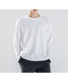 【ジョゼフ オム/JOSEPH HOMME / MEN】の新色追加【洗える】メランジリップル クルーネックカットソー ホワイト系|ID: prp329100004695527 ipo3291000000033906590