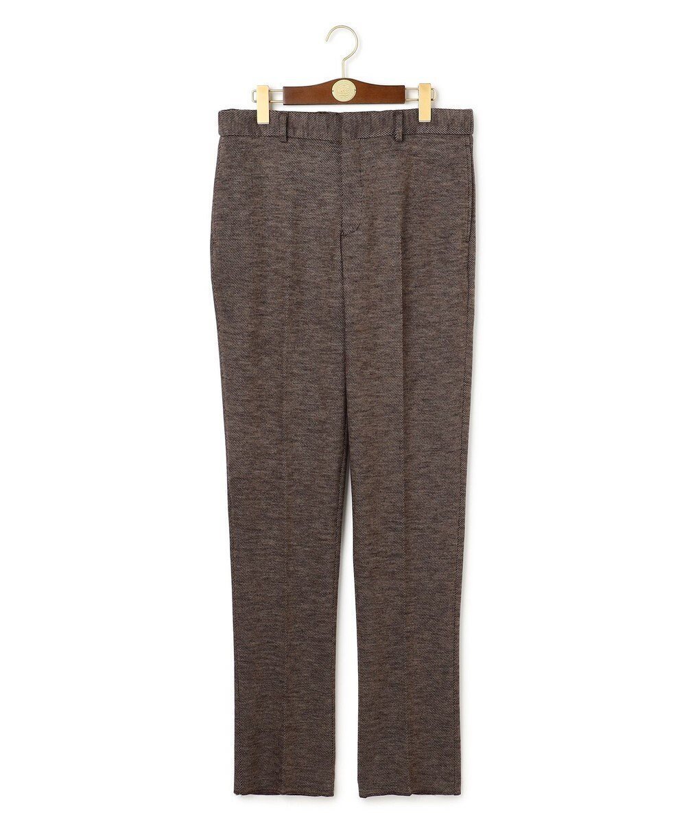 【ジェイ プレス/J.PRESS / MEN】の【セットアップ対応 / ストレッチ】SOFAニット ハイグレードジャージー スラックス インテリア・キッズ・メンズ・レディースファッション・服の通販 founy(ファニー) 　ファッション　Fashion　メンズファッション　Fashion for Men　ボトムス　Bottoms　エレガント 上品　Elegant　ジャケット　Jacket, Outerwear　ストレッチ　Stretch, Stretchy Fabric　スラックス　Slacks, Dress Pants　スリム　Slim, Slim Fit　セットアップ　Set-Up, Coordinated Outfit　なめらか　Smooth, Silky Texture　フォルム　Silhouette, Form　リラックス　Relax, Relaxed Fit　A/W・秋冬　Autumn/Winter　新作・新入荷　New Arrivals / New In　おすすめ　Recommended / Our Picks　日本製　Made In Japan　ビジネス 仕事 通勤　Business / Work / Commuting　ブラウン系8|ID: prp329100004695528 ipo3291000000033906594
