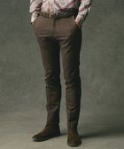 【ジョセフ アブード/JOSEPH ABBOUD / MEN】の【ウエストも伸びる!オーガニックコットン使用】ムリネへリンボンストレッチ パンツ ダークブラウン系|ID: prp329100004695530 ipo3291000000033906601