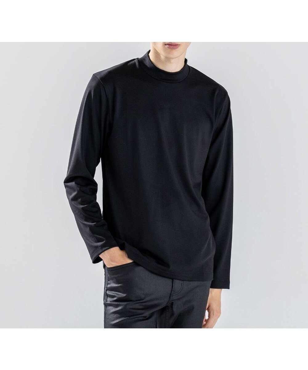 【ジョゼフ オム/JOSEPH HOMME / MEN】の新色追加【洗える】ウールジャージーウォッシャブル モックネックカットソー インテリア・キッズ・メンズ・レディースファッション・服の通販 founy(ファニー) 　ファッション　Fashion　メンズファッション　Fashion for Men　トップス・カットソー　Cut & Sew Tops　メンズシャツ　Shirts　新作・新入荷　New Arrivals / New In　2025年　2025　2025-2026秋冬・A/W　Autumn/Winter 2025–26 AW25–26　おすすめ　Recommended / Our Picks　カットソー　Cut and Sewn Top　ジャケット　Jacket, Outerwear　フィット　Fit, Slim Fit　ベーシック　Basic, Essential　モックネック　Mock Neck, Short Turtleneck　レギュラー　Regular, Standard Fit　定番　Standard, Basic Item　洗える　Machine Washable　A/W・秋冬　Autumn/Winter　長袖　Long Sleeve, Full Sleeve　ブラック系|ID: prp329100004695531 ipo3291000000033906606