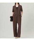 【アイシービー/iCB】の【接触冷感・UVケア・吸水速乾・防シワ・洗える】 ドレープツイル オールインワン チョコレート系|ID: prp329100004695542 ipo3291000000035422841