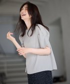 【エニー/ANY】の【洗濯機可】マットサテン袖タックブラウス ライトグレー|ID: prp329100004695554 ipo3291000000033906703