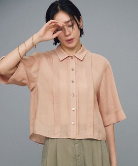 【自由区/JIYU-KU】 【カタログ掲載・接触冷感・洗える】ラミーローンクロップド丈 ブラウス人気、トレンドファッション・服の通販 founy(ファニー) ファッション Fashion レディースファッション Fashion for Women トップス・カットソー Cut & Sew Tops シャツ・ブラウス・オフィスカジュアル Elegant Blouses & Button-Ups クロップド Cropped, Short Length シアー Sheer, See-Through トレンド Trend, Trending Now バランス Balance, Style Balance ボトム Bottoms, Lower Wear ワイド Wide, Wide Fit 夏 Summer 春 Spring S/S・春夏 SS, Spring/Summer, Warm Season 洗える Machine Washable |ID:prp329100004695558