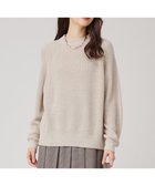 【自由区/JIYU-KU】の【洗える】コットンウールミドルゲージプルオーバー ニット 人気、トレンドファッション・服の通販 founy(ファニー) ファッション Fashion レディースファッション Fashion for Women トップス・カットソー Cut & Sew Tops ニット Knit Tops & Sweaters カジュアルプルオーバー・ニットトップス Pullovers & Knit Tops / Casual Pullovers シンプル Simple, Minimal セーター Sweater, Knitwear フレンチ French, French Style プレート Plate, Dish ボトム Bottoms, Lower Wear ミドル Middle Length, Mid Height リネン Linen, Linen Fabric 洗える Machine Washable 秋 Autumn A/W・秋冬 Autumn/Winter thumbnail ベージュ|ID: prp329100004695620 ipo3291000000033908091