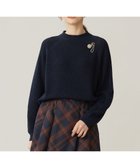 【自由区/JIYU-KU】の【洗える】コットンウールミドルゲージプルオーバー ニット 人気、トレンドファッション・服の通販 founy(ファニー) ファッション Fashion レディースファッション Fashion for Women トップス・カットソー Cut & Sew Tops ニット Knit Tops & Sweaters カジュアルプルオーバー・ニットトップス Pullovers & Knit Tops / Casual Pullovers シンプル Simple, Minimal セーター Sweater, Knitwear フレンチ French, French Style プレート Plate, Dish ボトム Bottoms, Lower Wear ミドル Middle Length, Mid Height リネン Linen, Linen Fabric 洗える Machine Washable 秋 Autumn A/W・秋冬 Autumn/Winter thumbnail ネイビー|ID: prp329100004695620 ipo3291000000033908096