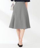 【エニィ スィス/any SiS】の【AIコラボ】サイドボタンフレア スカート モノトーンチェック|ID: prp329100004696844 ipo3291000000033918094