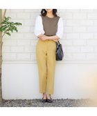 【エニー/ANY】の【ウエストゴム/ストレッチ/洗える/裏起毛】シークレットウォーム テーパードパンツ イエロー|ID: prp329100004696849 ipo3291000000034233407