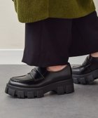 【ブリジット バーキン/Bridget Birkin】の【Round About】ラギットソールローファー 人気、トレンドファッション・服の通販 founy(ファニー) ファッション Fashion レディースファッション Fashion for Women シューズ Shoes, Footwear ドレス Dress, One-Piece ビジネス 仕事 通勤 Business / Work / Commuting フィット Fit, Slim Fit thumbnail ブラック|ID: prp329100004696855 ipo3291000000034143600