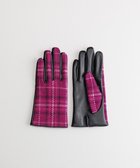 【オルクベット/ORuKuBET】のHarris Tweed グローブ(WOMEN)【日本製・保湿成分/スクワラン加工・ 抗菌機能・タッチパネル対応】 ピンク3|ID: prp329100004696863 ipo3291000000035463536