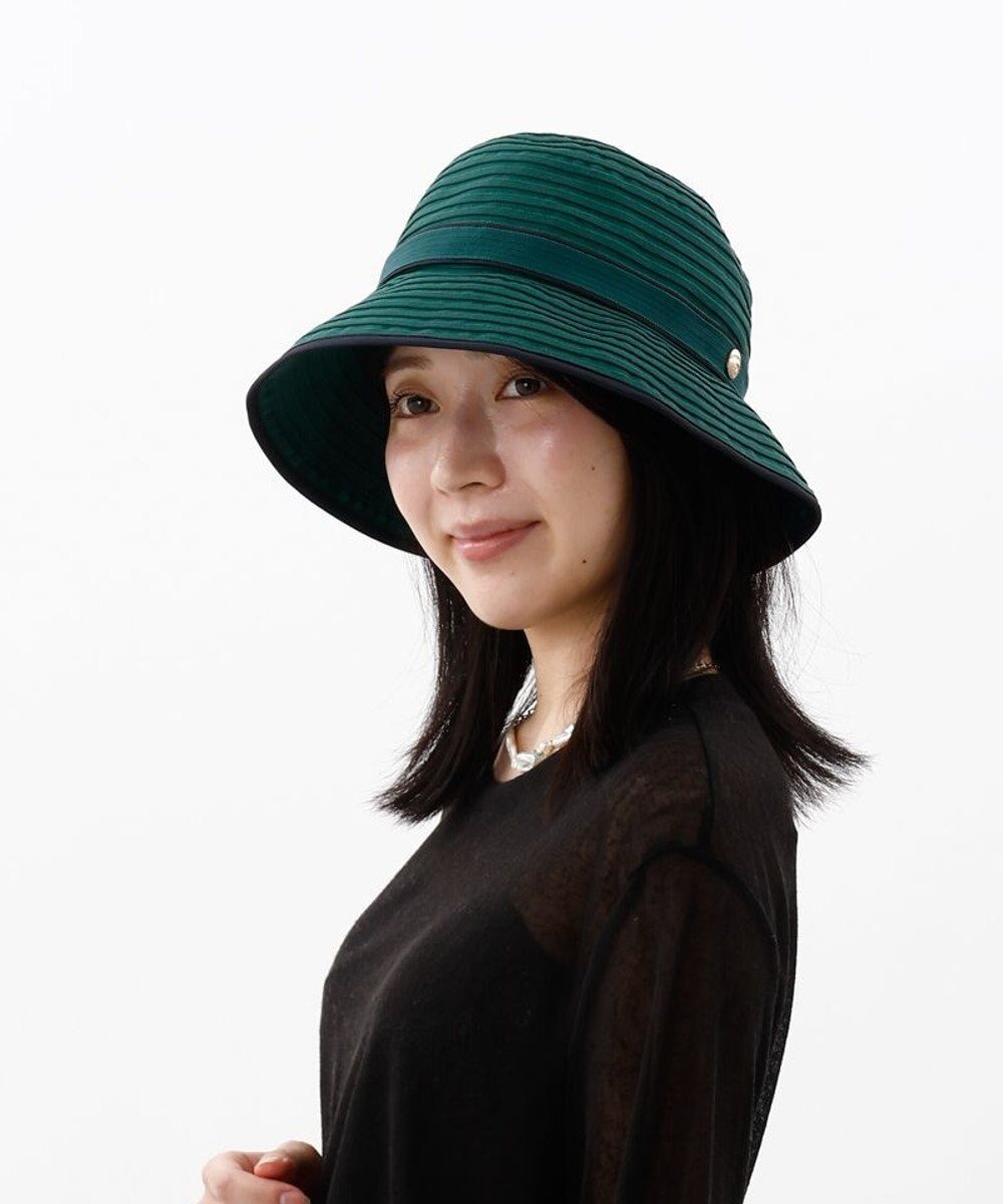 【アウロラ/AURORA】の【 LANVIN COLLECTION(ランバン コレクション) 】グログランセーラーハット インテリア・キッズ・メンズ・レディースファッション・服の通販 founy(ファニー) 　ファッション　Fashion　レディースファッション　Fashion for Women　キャップ&ハット　Hats & Caps　グログラン　Grosgrain, Grosgrain Ribbon　コレクション　Collection, Seasonal Line　スマート　Smart, Elegant　フィット　Fit, Slim Fit　エレガント 上品　Elegant　帽子　Hat, Headwear　抗菌　Antibacterial, Bacteria-Resistant　秋　Autumn　グリーン|ID: prp329100004696867 ipo3291000000033918211