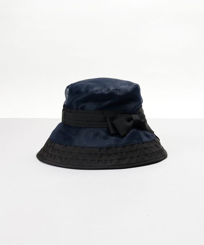 【アウロラ/AURORA】の【 LANVIN en Bleu (ランバン オン ブルー)】オーガンジーxグログランクロッシェハット インテリア・キッズ・メンズ・レディースファッション・服の通販 founy(ファニー) https://founy.com/ ファッション Fashion レディースファッション Fashion for Women キャップ&ハット Hats & Caps オーガンジー Organza Fabric コンビ Combo, Combination Style リボン Ribbon, Bow 帽子 Hat, Headwear 抗菌 Antibacterial, Bacteria-Resistant 秋 Autumn |ID: prp329100004696869 ipo3291000000033918222