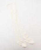 【エニィ/ANY / KIDS】のリボン柄 ジャガードタイツ オフホワイト|ID: prp329100004696900 ipo3291000000036029243